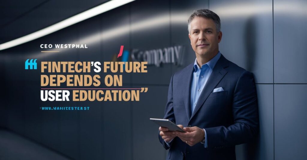 CEO Zak Westphal Says That Fintech’s Future Depends on User Education