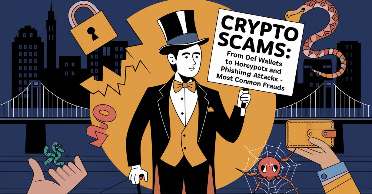 Crypto Scams: From DeFi Wallets to Honeypots and Phishing Attacks - Most Common Frauds