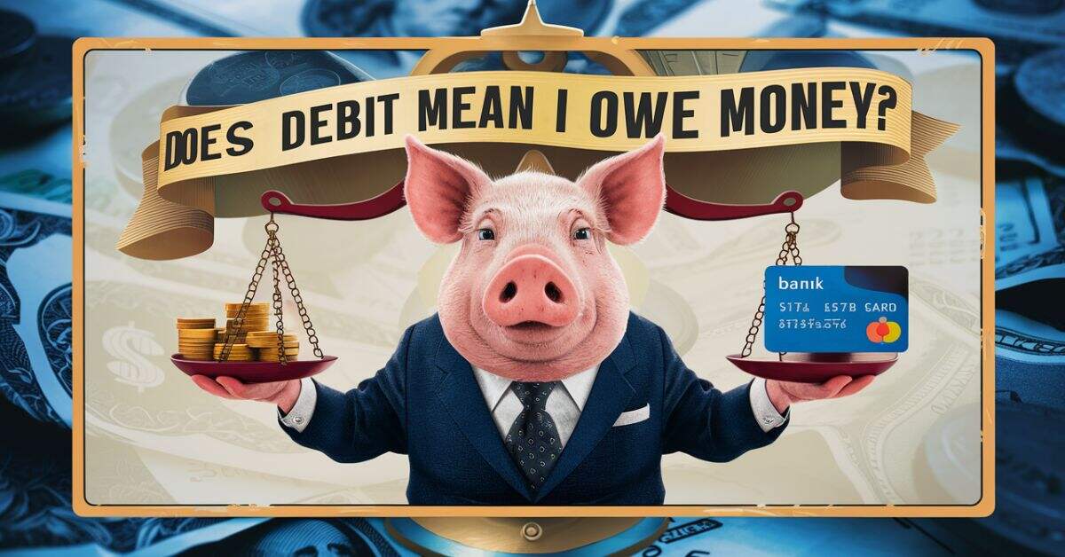 Does debit mean I owe money?