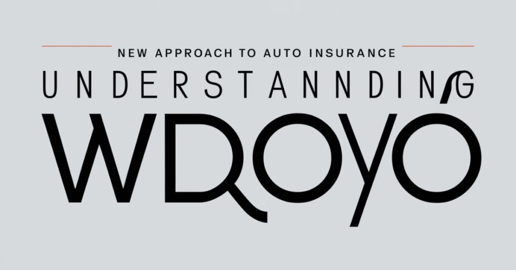 The Modern Approach to Auto Insurance: Understanding WDROYO. Discover the innovative WDROYO auto insurance, offering tailored plans, streamlined processes, and enhanced customer experiences.