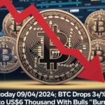 Bitcoin price today 09/04/2024: BTC drops another 4% and retreats to US$ 56 thousand with bulls 'burning'