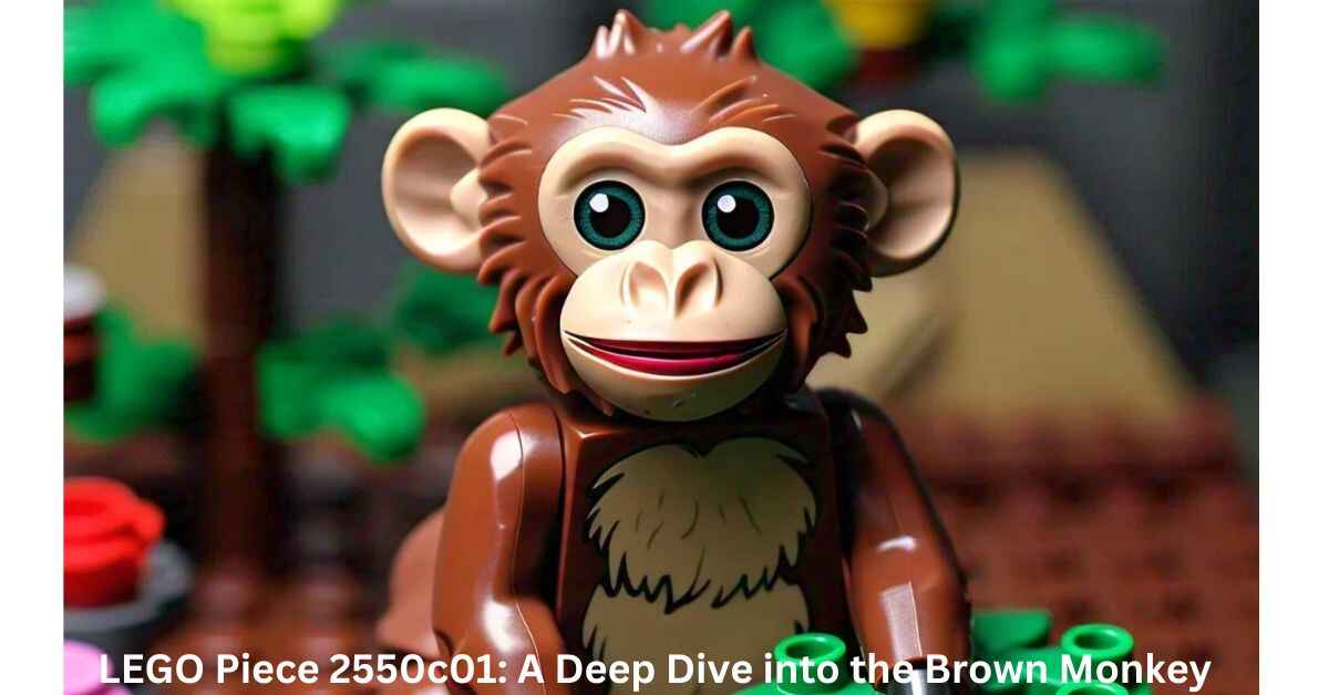 LEGO Piece 2550c01: A Deep Dive into the Brown Monkey